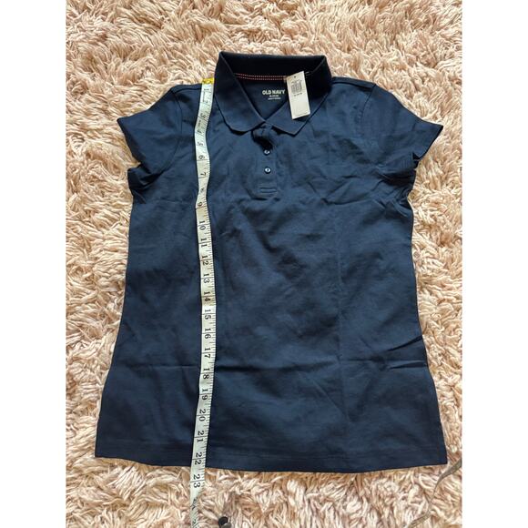 Vintage Style Women’s 3X top nwt casual business button up top blue polka dots - Picture 7 of 8